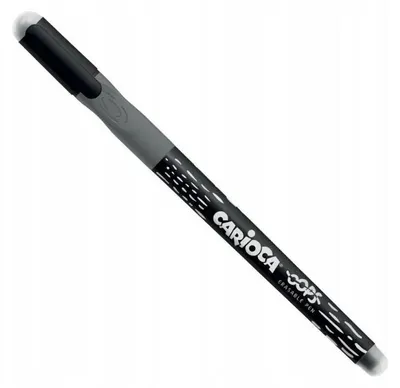 Produktbild von Carioca Oops Radierbarer Kugelschreiber Schwarz 0,7mm