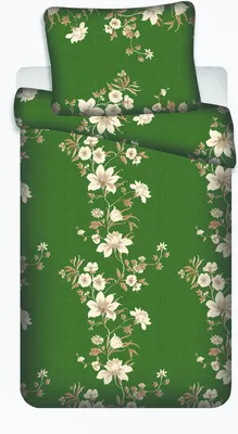 Produktbild von Bettwäsche-Set mit floralem Muster - 140 x 200 cm + 70 x 90 cm