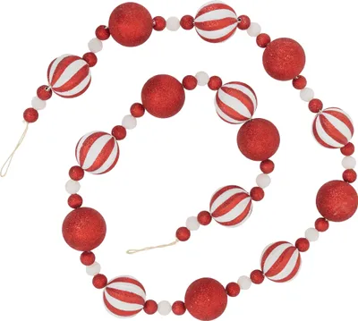 Image de Guirlande de Noël avec boules, 180 cm