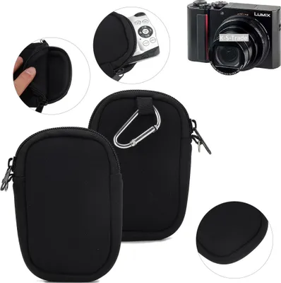 Produktbild von K-S-Trade® Kameratasche kompatibel mit Panasonic Lumix DMC-TZ202 Schutz-Hülle Kompaktkamera Tasche Travelbag sleeve case Neopren-Hülle Fototasche