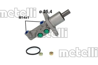 Produktbild von METELLI 05-1243 Bremszylinder Hauptbremszylinder für FORD Focus II Schrägheck (DA, HCP, DP) KUGA I