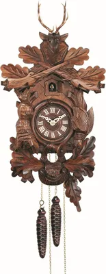 Immagine prodotto di Engstler - 732/8 - Orologio a cucù - Movimento a catena di 8 giorni - Noce - 40 cm