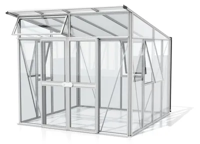Produktbild von Vitavia Gewächshaus "Aura 7800" aluminium 7,8 m² 3 mm ESG, 10 mm HKP