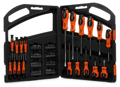 Produktbild von 75-teiliges Schraubendreher- und Bit-Set KD10904