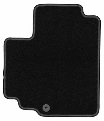 Produktbild von Fahrermatte Automatte Velours Schwarz für Nissan Pixo 2008-2013