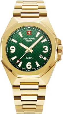 Produktbild von Swiss Alpine Military Herren Uhr Analog Quarz 7005.1114SAM Edelstahl