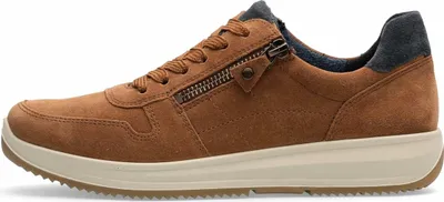 ARA Courtyard Scarpe Da Ginnastica Donna - Pelle Liscia Con Tecnologia HighSoft E Fodera In Bambù - Larga Per Piedi Comodi