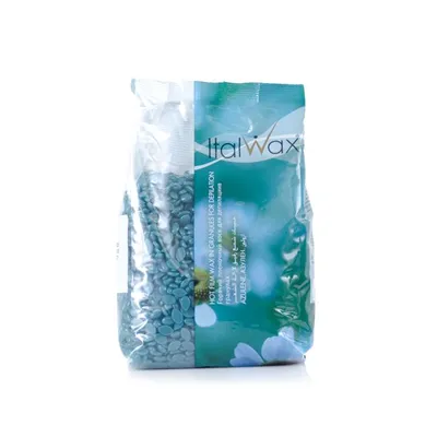 Produktbild von ItalWax Filmwachs Azulen 1 kg - Professionelles Wachs für schmerzfreie Wachsanwendungen - Wachsprodukt