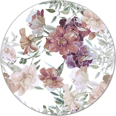 Produktbild von Glas-Herdabdeckplatte Glaskeramikkochfeld-Abdeckung Schneideplatten - 40 cm - Blumenkompositionen