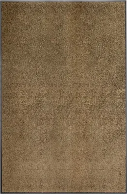 Obrázek produktu pro The Living Store Rohožka omyvatelná hnědá 120x180 cm
