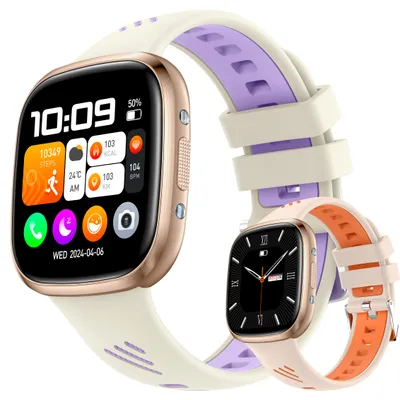 Produktbild von Smartwatch, Smartwatch Damen mit Telefonfunktion Uhren Herren Smartwatch (1,72" HD Voll Touchscreen Zoll) IP68 Wasserdicht Fitness Tracker