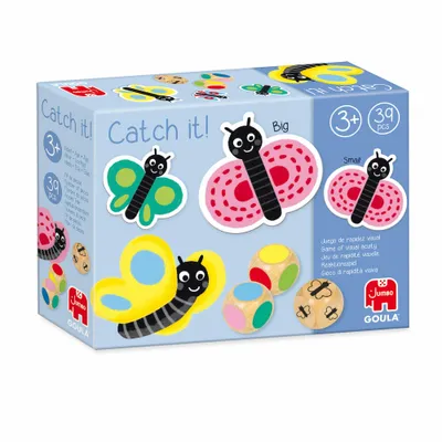 Produktbild von Goula - Catch it! Schmetterlinge, Matching, 3 Jahr(e), 10 min, 10 min, Familienspiel