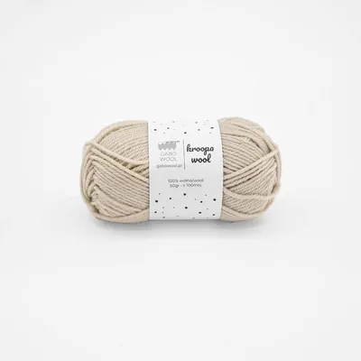 Produktbild von Gabo Kroopa Wool Marzipan: Hochwertige 100% Naturwolle für Strickprojekte
