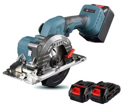 Produktbild von Akku-Handkreissäge - 125-mm-Sägeblatt - Bürstenloser Motor - 11.000 U/min - 21 V - 2 Akkus - Holzbearbeitung