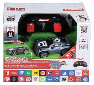 Image de Carrera 2.4GHz Mini RC gris - Bundesliga 1:43