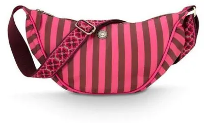 Produktbild von Pip Studio Half-Moon-Tasche Cross Body Freya Stripe Pink