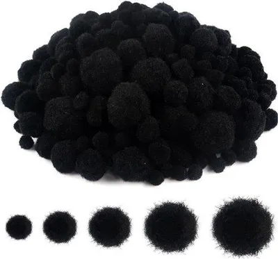 Imagen del producto de 500 pompones s de 10 a 30 mm para proyectos de manualidades y decoración creativa