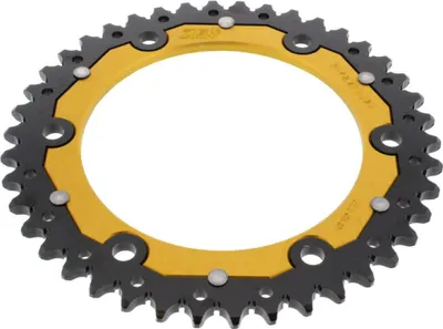 Imagen del producto de Corona de 42 dientes, paso 525, color dorado, compatible con BMW F