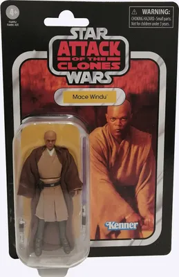 Produktbild von Hasbro Star Wars Episode II Vintage Collection Actionfigur 2022 Mace Windu 10 cm HASF4495