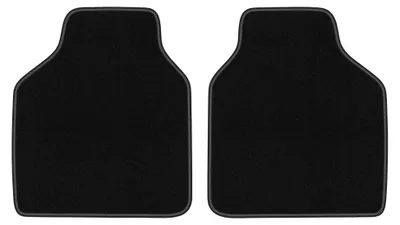 Productafbeelding van Velours achtermatten voor BMW 7 E66 2001-2008 (sedan) – 2-delig, zwart, op maat – Wielganizator LUX