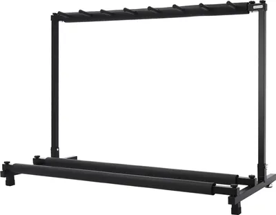 Image de Support pour guitares - Rangement pliable pour plusieurs guitares - Trépied pour plusieurs guitares acoustiques - Avec rembourrage en mousse souple