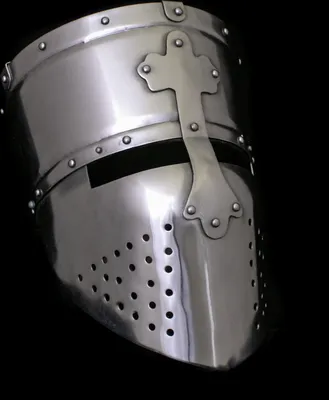 Produktbild von Kreuzritter Helm, Templerhelm, ca. 1200, 1,6 mm Stahl