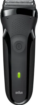 Obrázek produktu pro Braun Series 3 300s, Planžetový holicí strojek, Černá, 2 SensoFoil, LED, Baterie, Nikl-metal hydridová (NiMH)