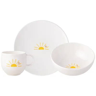 Produktbild von Villeroy & Boch With Love Frühstücksset 3-teilig Hello Sunshine