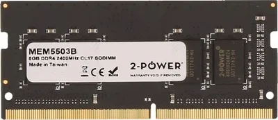 Immagine prodotto di 2-Power 8GB PC4-19200S 2400MHz DDR4 CL17 Non-ECC SoDIMM 2Rx8 (DOŽIVOTNÍ ZÁRUKA)