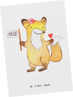 Produktbild von Mr. & Mrs. Panda Postkarte Sozialarbeiterin Herz - Weiß - Geschenk, Grußkarte, Postkarten, Fotokarte, Ansichtskarten, Ansichtskarte