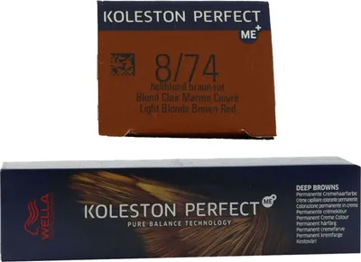 Produktbild von Wella Koleston Perfect Me+ Deep Browns, Kastanienbraun, 8/74, Unisex, 60 ml, Alle Haare, Glanz