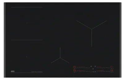 Zdjęcie produktu dla AEG TII84B10FZ, Czarny, Wbudowany, 80 cm, Płyta indukcyjna strefowa, 4 stref(y), 4 stref(y)