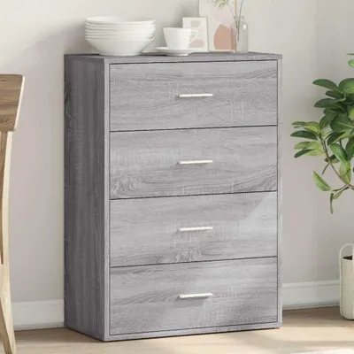Image de vidaXL Sideboard Gris Sonoma 60x31x84 cm Bois composite