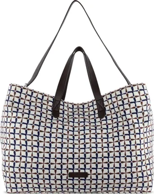 Image de bugatti sac à épaule Finn Tote Bag Grid multicolore