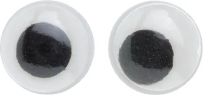 Produktbild von Wackelaugen rund zum Ankleben Ø 12 mm 10 Stück