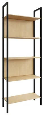 Productafbeelding van Flakos5 wandkast 5 planken eik decor.