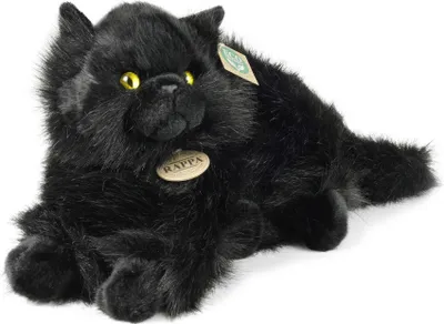 Imagen del producto de Rappa, peluche realista de gato, 30 cm, ultra suave, hecho con materiales reciclados, color