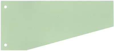 Zdjęcie produktu dla WEKRE 50501T Paski dzielące trapezowe - karton 190 g/m², zielone, 100 szt