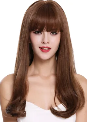Produktbild von WIG ME UP Perücke Lang Glatt Pony Braun Mix DL047-10/12