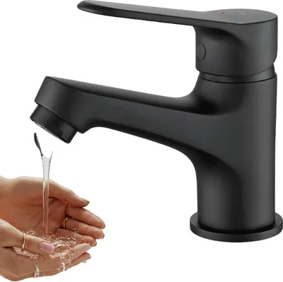 Obrázek produktu pro ATEZ Kuchinox Černá stojací baterie s zátkou