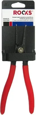 Obrázek produktu pro Segerovy Kleště Vnější, Rovné 180 Mm, Fi 19-60 Mm, Kolík Suj2 1,8 Mm