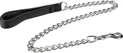 Produktbild von Duvoplus Kettenleine mit gepolstertem Griff - schwarz - 100cm/4mm