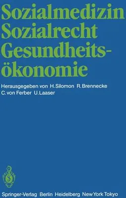 Obrázek produktu pro Sozialmedizin Sozialrecht Gesundheitsökonomie