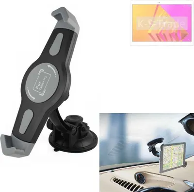 Produktbild von K-S-Trade Scheiben-Halterung für Tablets kompatibel mit Alldocube X Neo KFZ Tablet Saugnapf Auto Halterung Windschutzscheibe Holder Halter