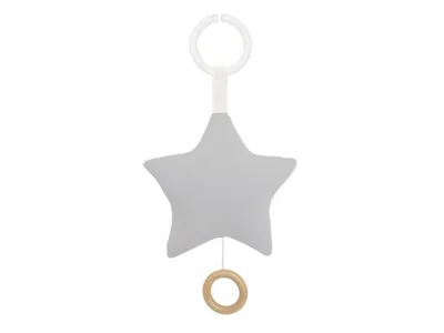Produktbild von JaBaDaBaDo Mechanische Baby Spieluhr Stern Grau