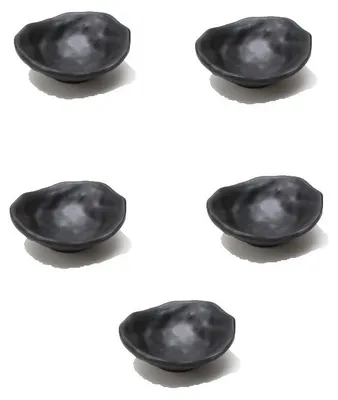 5 Dip-Schalen aus Melamin, rund, 8,9 cm, für Soßen & Snacks