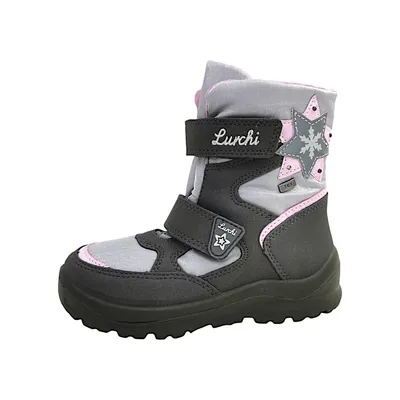 Produktbild von Lurchi  Kinderschuhe Mädchen Winterstiefel Grau Freizeit, Schuhgröße:32 EU