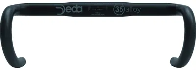 Immagine prodotto di Manubrio Deda Lenker M35 in alluminio, lunghezza 440 mm, diametro 35,0 mm, finitura lucida nera.