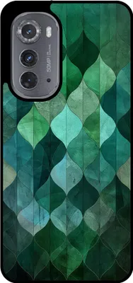 Obrázek produktu pro Smartphonica Pouzdro na telefon vhodné pro Motorola Edge 2022 s potiskem zelených listů - TPU zadní kryt pouzdra s potiskem zelených listů - Green