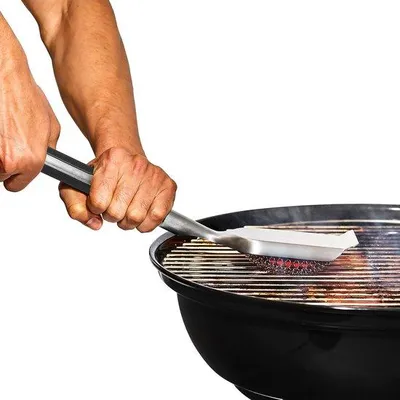 Productafbeelding van Famanu grillborstel, flexibel - roestvrij staal/siliconen